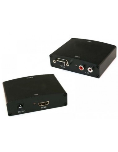 Преходник HDMI to VGA + 2RCA